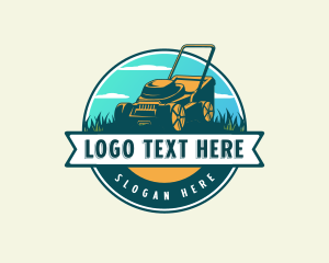 Landscaping Lawn Mower logo