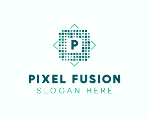 Cyber Pixel Technology logo design