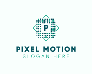 Cyber Pixel Technology logo design