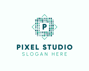 Cyber Pixel Technology logo design