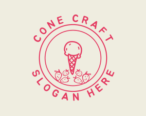 Strawberry Ice Cream logo