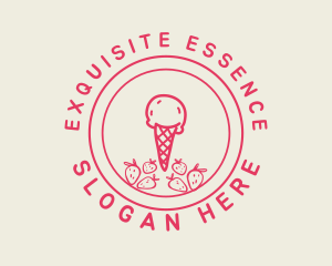 Strawberry Ice Cream logo