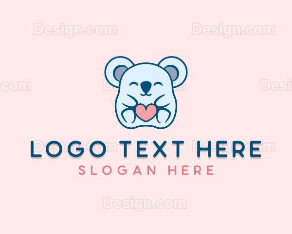 Koala Bear Heart Logo