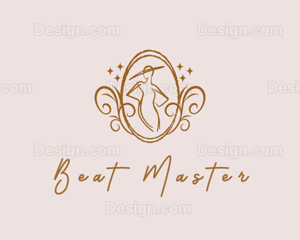 Fashion Designer Dress Logo