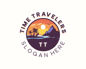 Beach Resort Travel logo design