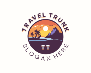 Beach Resort Travel logo design