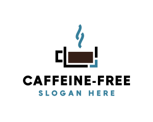 Hot Coffee Cup logo design