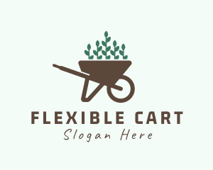 Wheelbarrow Plant Seedling logo