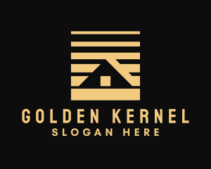 Golden Home Realty logo design