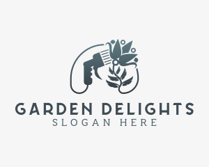 Flower Garden Hose logo design