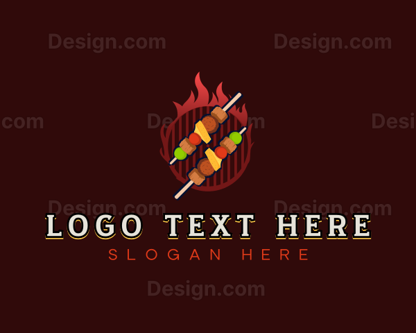 Barbecue Kebab Grill Logo