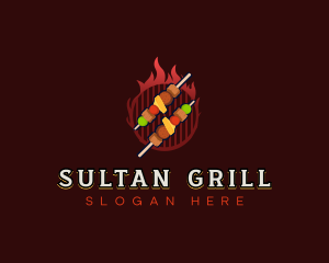 Barbecue Kebab Grill logo design