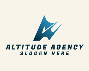 Tech Agency Letter A logo