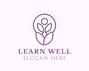 Nature Wellness Yoga logo design