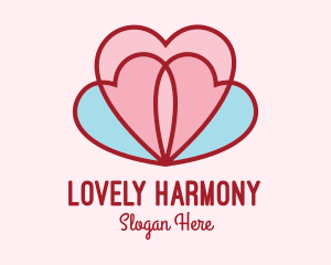 Lovely Lotus Hearts logo