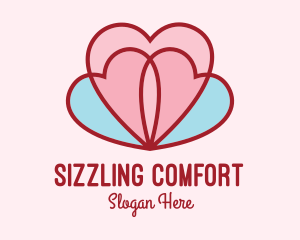 Lovely Lotus Hearts logo