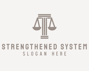 Pillar Scale Law Firm  logo design