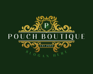 Royal Luxury Boutique Shield logo design