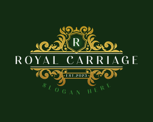 Royal Luxury Boutique Shield logo design