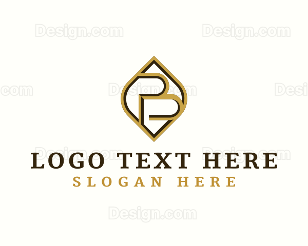 Elegant Luxe Letter B Logo