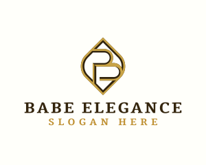 Elegant Luxe Letter B logo design