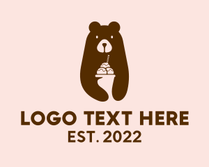 Brown Bear Ice Cream logo