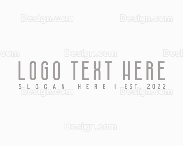 Professional Minimalist Firm Logo