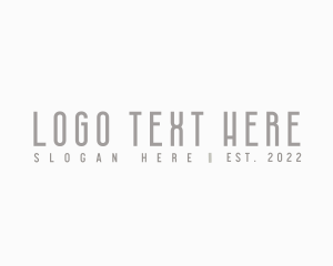 Sans Serif - Professional Minimalist Firm logo design