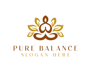 Yoga Meditation Therapy logo design