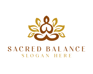 Yoga Meditation Therapy logo design