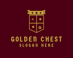 Golden Club Shield logo design