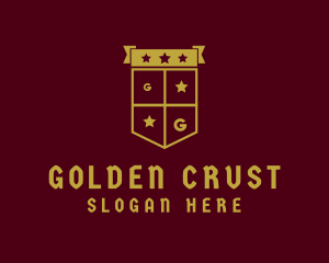 Golden Club Shield logo design