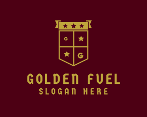 Golden Club Shield logo design