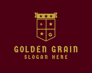 Golden Club Shield logo design