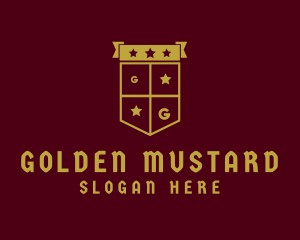 Golden Club Shield logo design