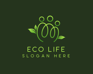 Eco Leaf Community logo design