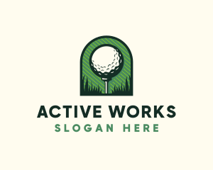 Entertainment Golf Sport logo design