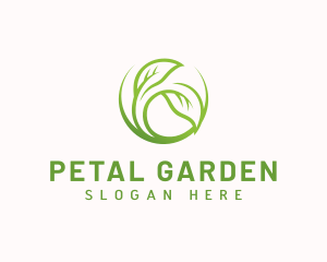 Leaves Organic Lawn logo design