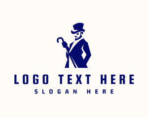 Minimalist Gentleman Fashion Logo