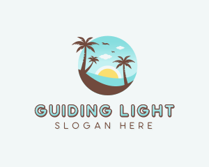 Beach Island Traveler logo design