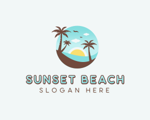 Beach Island Traveler logo design