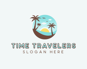 Beach Island Traveler logo design