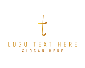 Minimalist Letter T logo