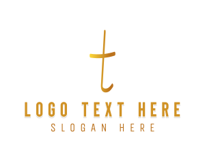 Minimalist Letter T logo