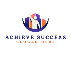 Human Success Award logo design