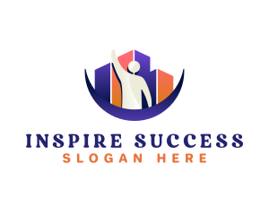 Human Success Award logo design