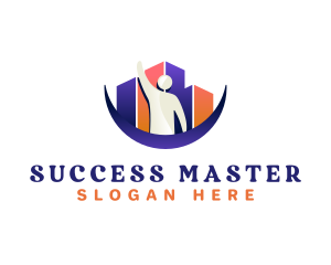 Human Success Award logo design