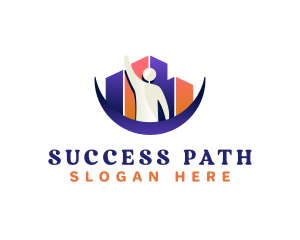 Human Success Award logo design