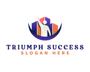 Human Success Award logo design