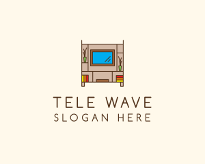 Television Cabinet Homeware logo design